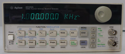 Agilent 33120A Function/Arbitrary Waveform Generator 15 MHz Tested & Working! #4