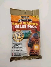 HotHands Adhesive Body Warmer Value Pack Long 12 Hour Lasting Warmers - Exp 6/27