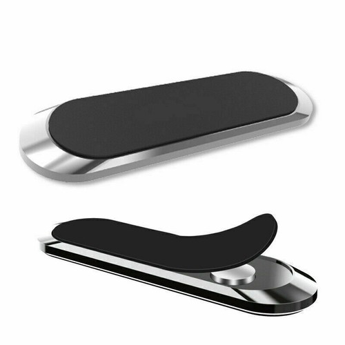 3pcs Magnetic Universal Car Mount Strip Phone Stand Holder Magnet + Metal Plate - 第 2/12 張圖片