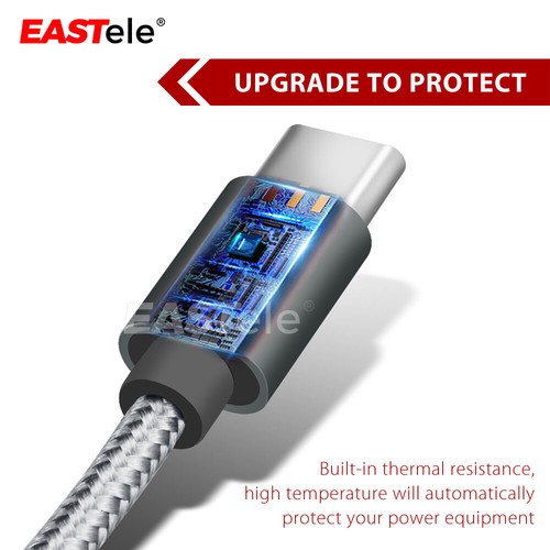 2xUSB Type C Fast Charging Cable For Samsung S10 S20 S21 S22 S23 Ultra 5G USB-C - Picture 3 of 11