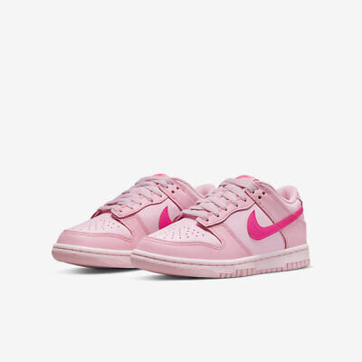 Nike Dunk Low Triple Pink (Ps) (Gs) | Dh9765-600 | Barbie Dunk | Ships Fast  | Ebay