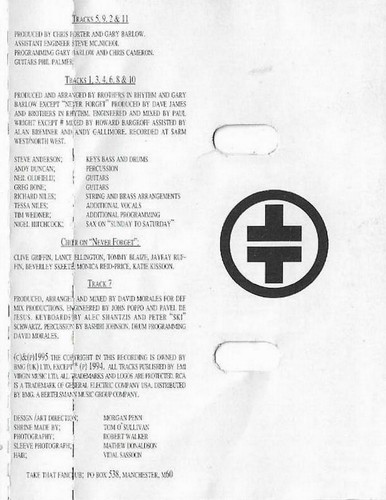 TAKE THAT NOBODY ELSE CASSETTE ALBUM EC ISSUE 11 tracks POP Europop, Ballad - Picture 10 of 12
