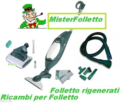 Scopa elettrica VORWERK FOLLETTO vk 140 + SP520 lavapavime x VK200 | eBay