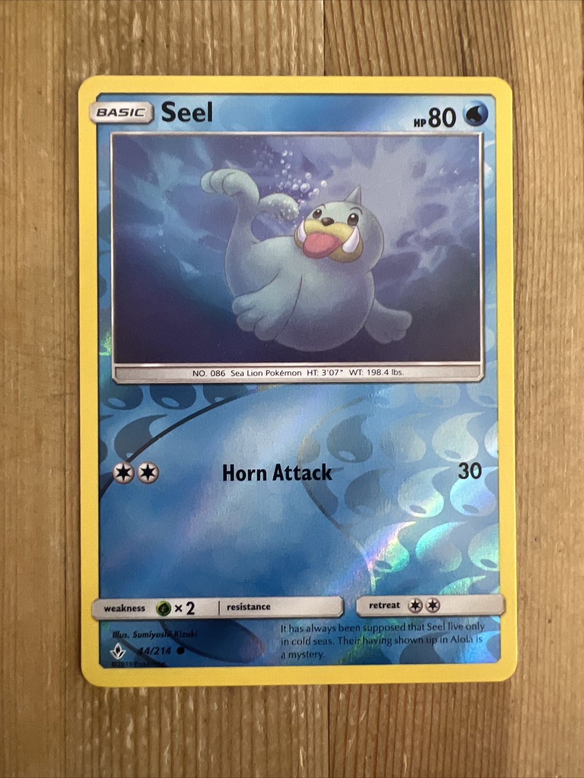 Pokémon TCG Seel Unbroken Bonds 44/214 Reverse Holo Common for sale