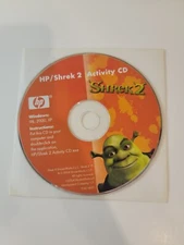 Shrek 2 HP Activity Pack CD ROM with Photo Projects Kids Craft Activity 