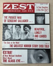 ZEST #1 (1956) Bannister Vintage Magazine JAYNE MANSFIELD Rare