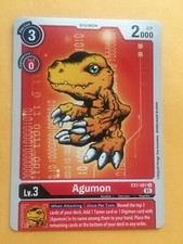 Agumon EX1-001 U Digimon CCG | Classic Collection Near Mint
