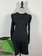 Nicole Miller Womens Black Sheath Dress, Size S