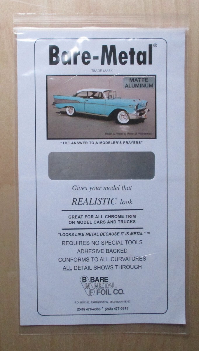 オーダー 6 x 11 Thin Sheet Matte Aluminum 1:24 1:25 Bare Metal Foil