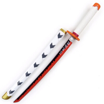 30 Kimetsu No Yaiba Demon Slayer Kyojuro Rengoku Sword Blade Cosplay Prop Kids Ebay