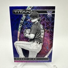 Casey Mize 2021 Panini Chronicles Titan Blue Velocity Prizm RC #9