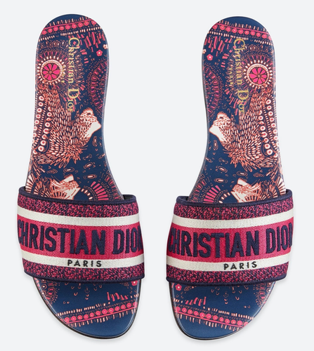 dior sandals pink
