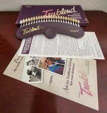 1992 TRUBLEND SLM DENTSPLY/YORK DIVISION TRUBYTE SHADE GUIDE. MADE IN USA. W/BOX