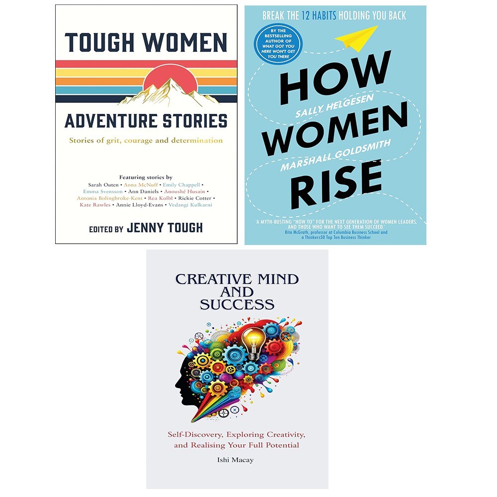 Tough Women Adventure Stories,Creative Mind Success, How Women Rise 3 Books Set