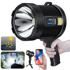 900000LM Rechargeable Spotlight Spot Lights Handheld Flashlight Lamparas De Mano