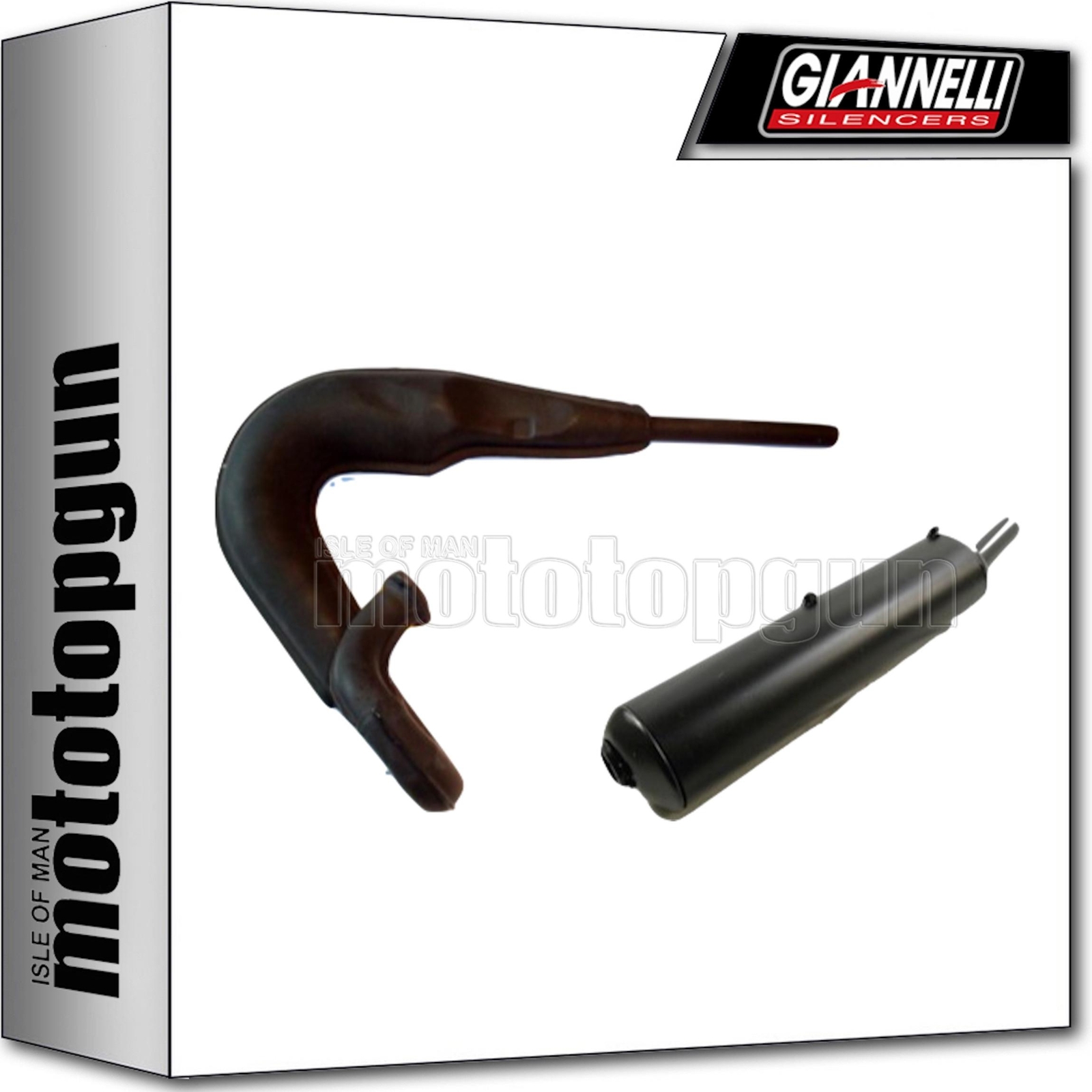 GIANNELLI SCARICO COMPLETO RACE ENDURO 2T ALLUMINIO KAWASAKI KMX 125 1986 86