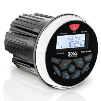 1 Boss Audio Systems MGR350B Stereo Waterproof Mit Bluetooth Integriert Boot
