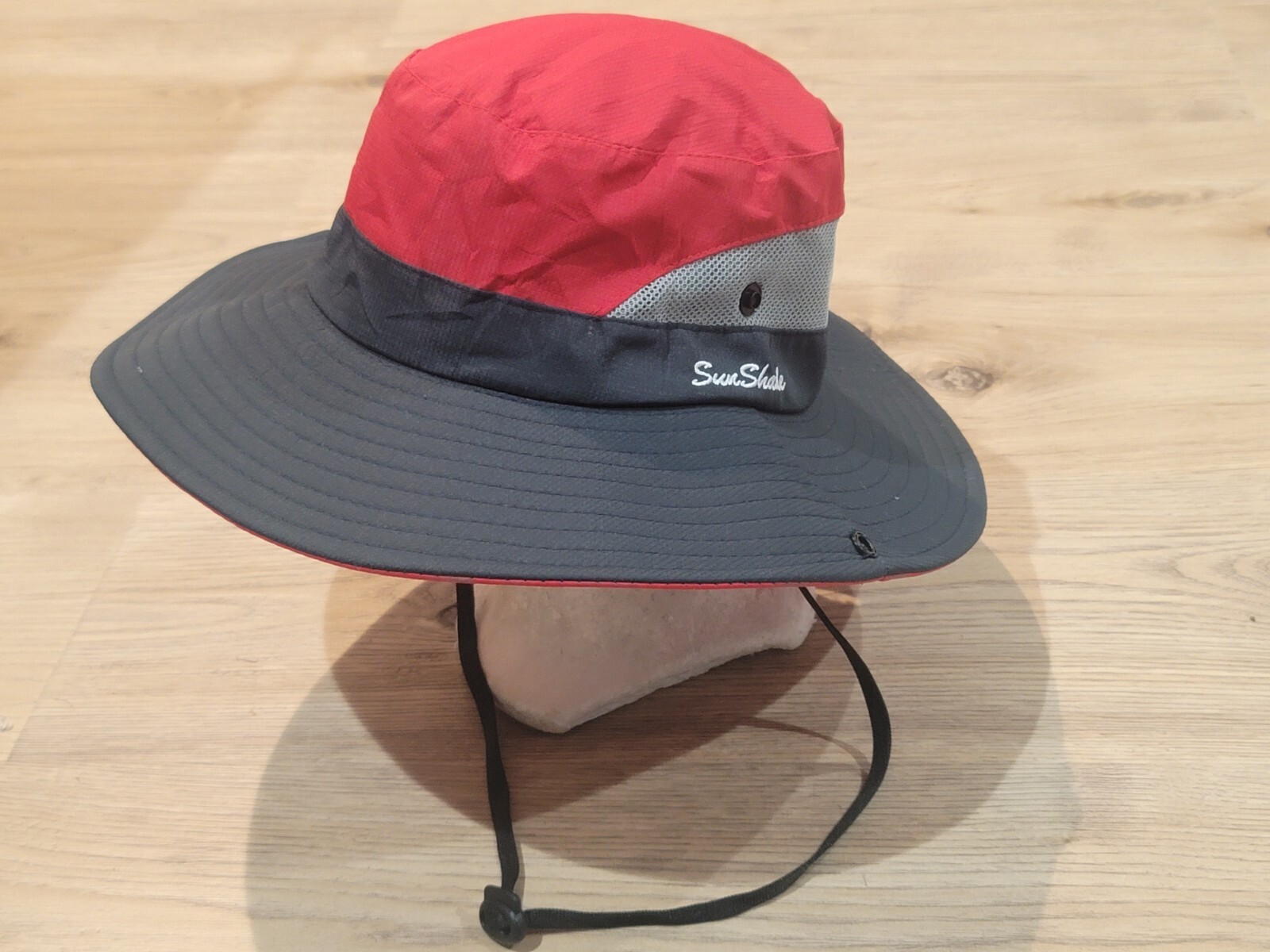 PONY Cappello a secchiello parasole tesa larga traspirante spiaggia regolabile apertura coda di cavallo