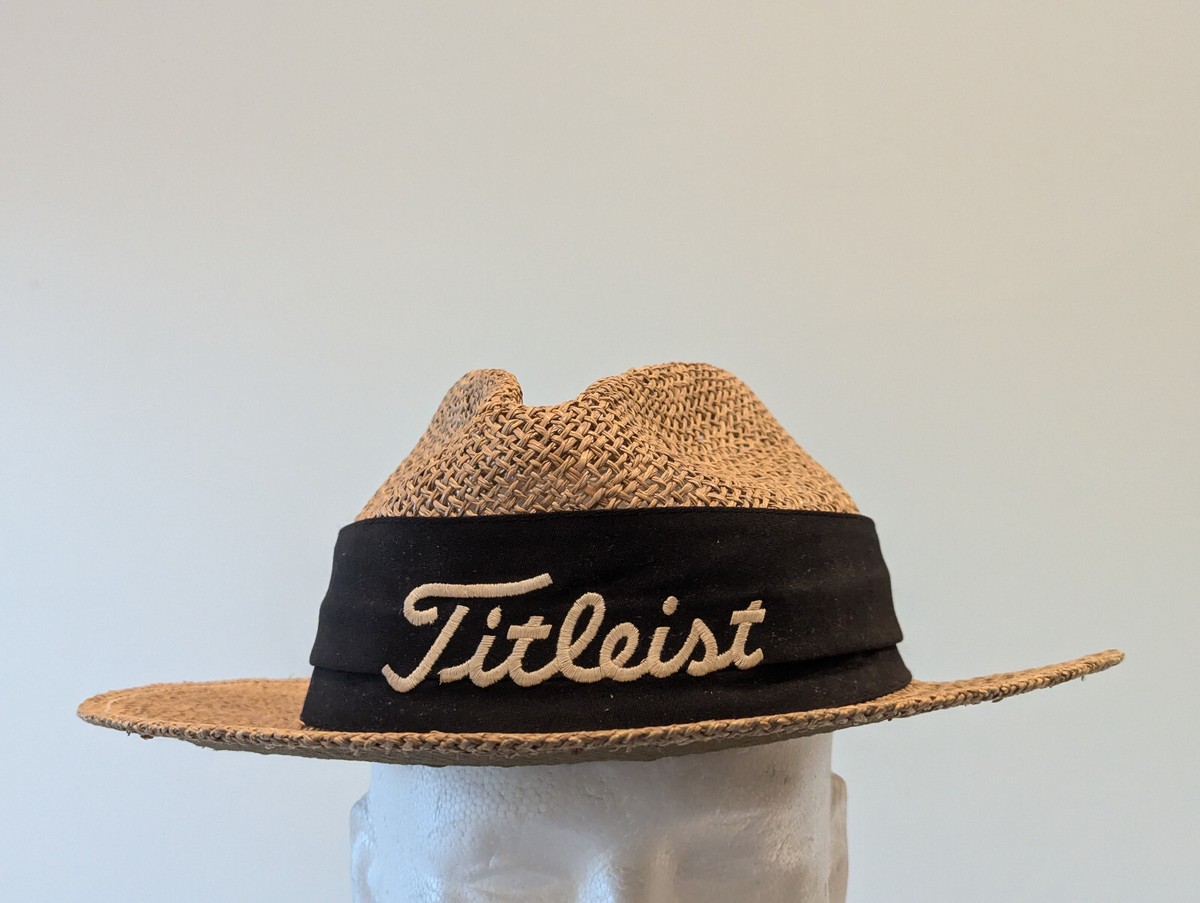 Titleist PGA Tour Golf Masters Fairway Vintage Straw Hat