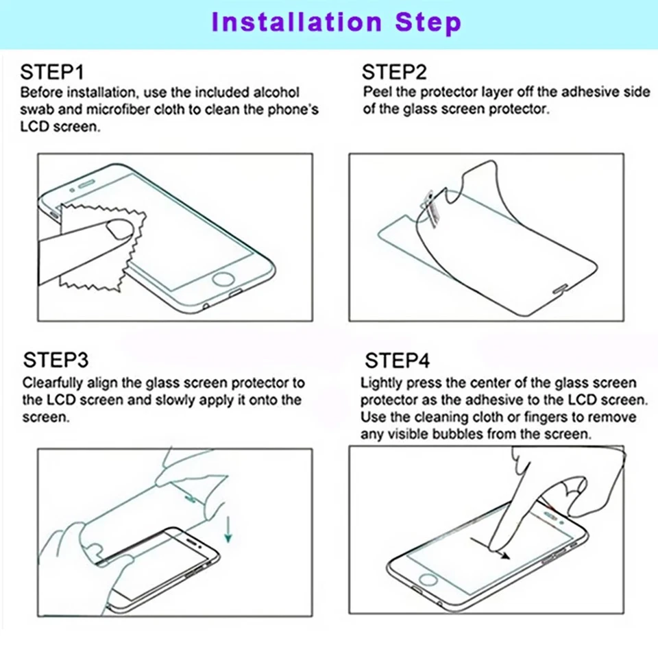 Premium Real Front Protective 9H+ Screen Protector TPU Case for Nokia C300 Phone - Image 4 of 4