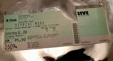 DEPECHE MODE TICKET 'Exciter Tour' Kolnarena Germany 26 September 2001 UK Seller