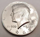1968 S KENNEDY *PROOF* HALF DOLLAR *40% SILVER*   CULL   **FREE SHIPPING**