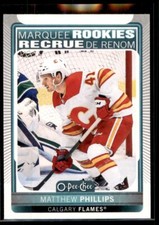 2021-22 O-Pee-Chee Marquee Rookie  Update Matthew Phillips Rookie Calgary Flames