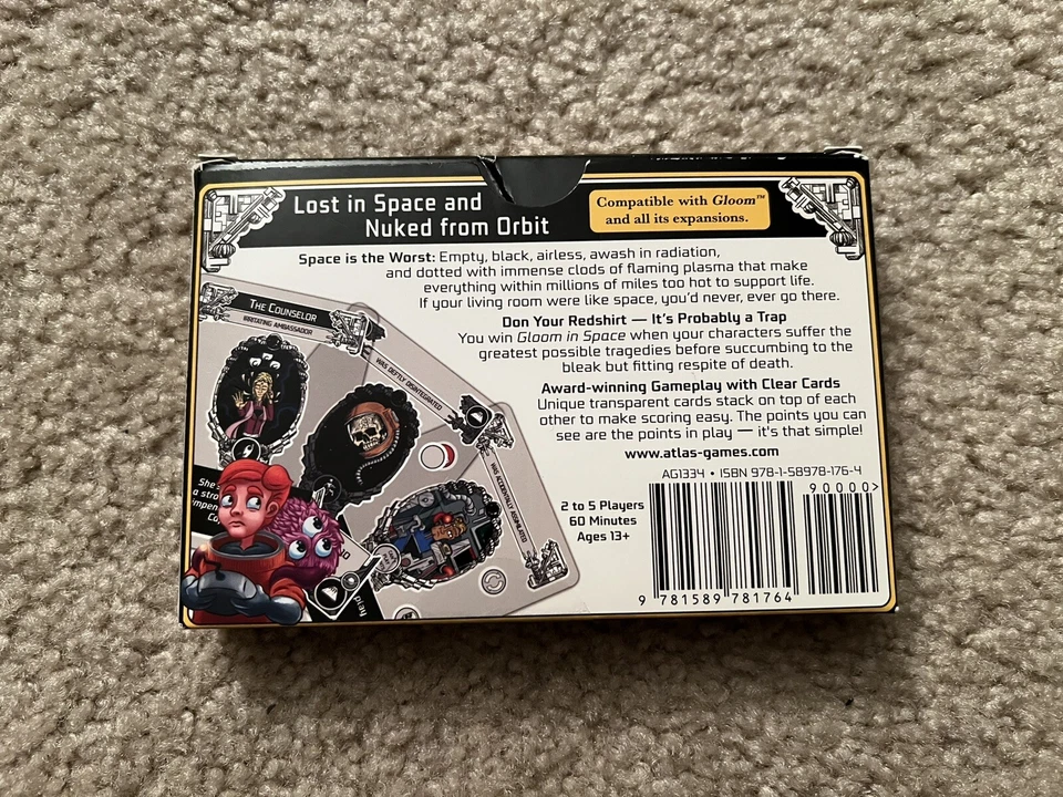 Gloom In Space (Pre Owned, Used) Atlas Games - Image 2 of 4
