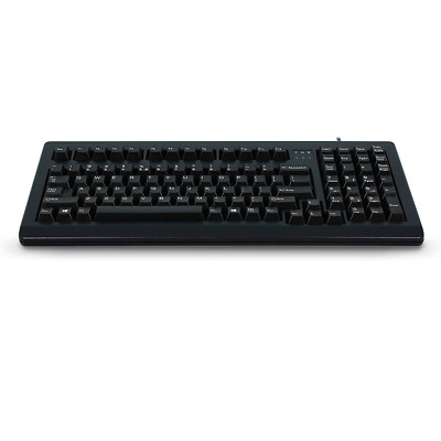 CHERRY ELECTRICAL  G80-1800LPCEU-2 Black Compact Industrial Keyboard - 104 Keys