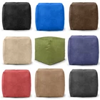 Faux Suede Bean Bag Pouffe Seat Foot Rest Soft Living Room Filled **Large Cube**