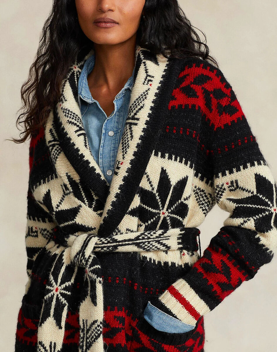 $998 NEW POLO RALPH LAUREN SNOWFLAKE-Motif WOOL ALPACA SHAWL $998 NEW POLO RALPH LAUREN SNOWFLAKE-Motif WOOL ALPACA SHAWL