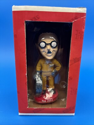 The Pep Boys Manny Hand Painted Limited Edition Bobblehead Figurine NEW in box