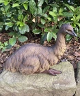 Emu Sitting Realistic Ornament Statue Garden Décor  Large  Figurine 44 cm