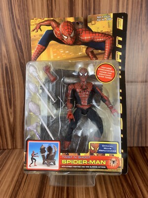 Spider-Man 2 Twist n' Shoot Action Figure 2004 Toy Biz Tobey