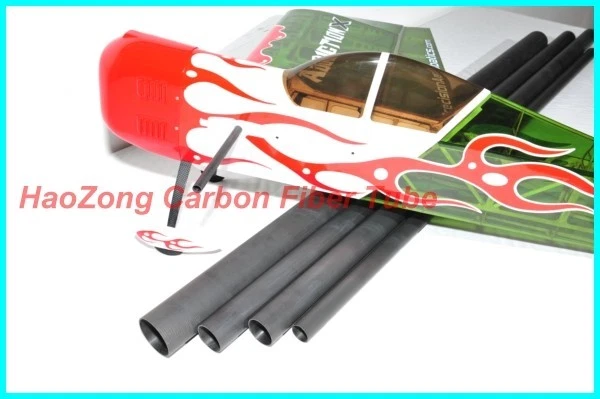 Roll Wrapped Carbon Fiber Tube 13mm*12mm*420mm, With 100% Japan import carbon - Image 3 of 3