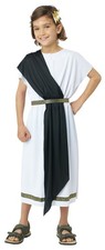 Child Toga Costume 3224-102 Greek Roman Tunic Headband Belt