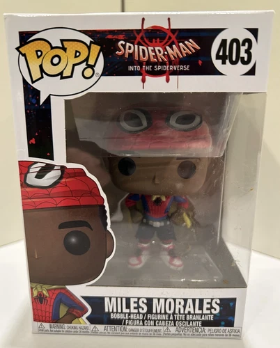 Funko Pop! Spider-Man Into The Spiderverse Miles Morales Bobble-Head #403