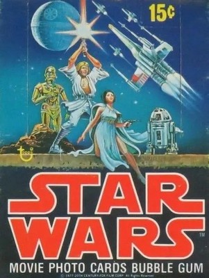 STAR WARS Topps Choose Your A New Hope Series 3 Yellow Card 1977 with Top Loader