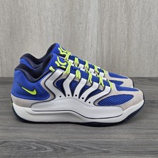 Nike KD 18 Smart City Sz 10.5 Mens Hyper Royal Blue Neon White Basketball Shoes