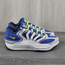 Nike KD 18 Smart City Sz 10.5 Mens Hyper Royal Blue Neon White Basketball Shoes