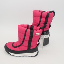 NEW Sorel Youth Girl's 7Whitney II Puffy Waterproof Boots Pink Black Big Kids