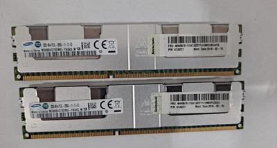 LOT OF 2 Lenovo 46W0678 32GB DDR3-1600MHz ECC RAM Memory