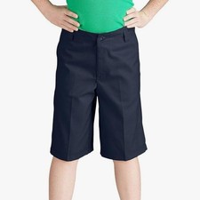 Dickies Little Boys' Flex Waist Flat Front Short, Dark Navy, 5 Brand New w/ Tag