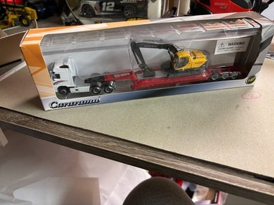 Cararama Volvo FH-12 W/Lowboy Trailer EC210 Tracked Excavator # C 510