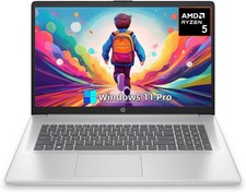 HP 17.3" HD IPS Laptop AMD Ryzen 5 7430U 8GB RAM 512GB SSD