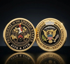 45th 47th President Style Challenge Coin Comm...