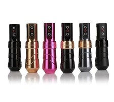 Wireless Tattoo Machine Makeup Rotary Pen Strong Motor 2000mAh Battery Pack LED