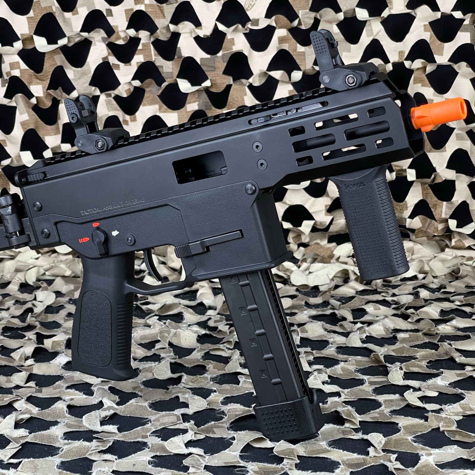 NEW KWA TAC-9 Gas Blowback Airsoft SMG - Black (102-00920)