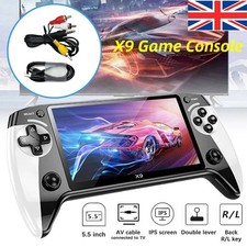 2026 NEW, X9 Handheld Game Console 5.5 Inch IPS Screen,30000+ Games, Video Games