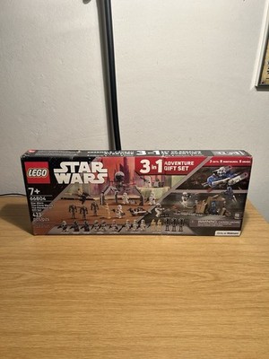 Lego Star Wars 3 in 1 66804 The Clone Wars & Mandalorian Gift Set / NEW Sealed